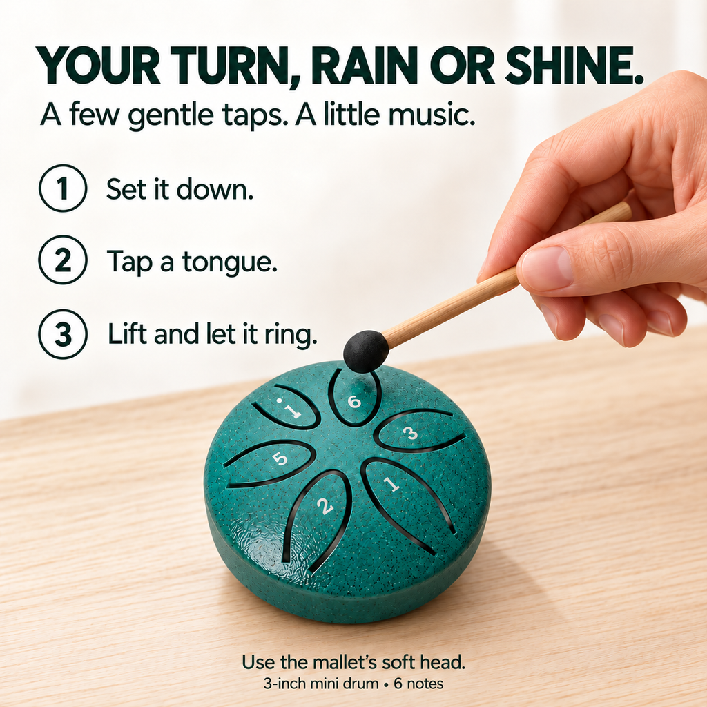 🔥Last Day Sale 50% OFF-💦Outdoor Garden Rain Drum — Rainfall & Mallet Play
