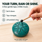 🔥Last Day Sale 50% OFF-💦Outdoor Garden Rain Drum — Rainfall & Mallet Play